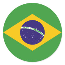 Brazilian flag of Brazil stickers by BrazilShirt Brazilian flag of Brazil stickers