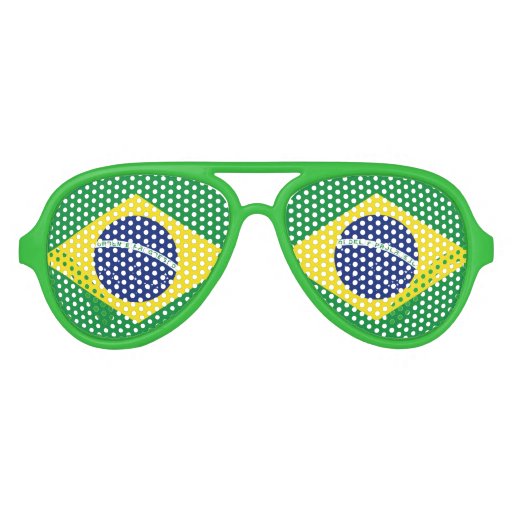 Brazilian Flag Party Glasses Brasil Sunglasses Zazzle 1482