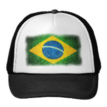 Brazilian_Flag_Pencil_Painting Trucker Hat