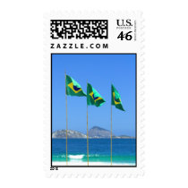 Brazilian Flags postage