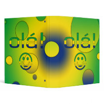 Brazilian Gifts : Hello / Ola + Smiley Face Vinyl Binder
