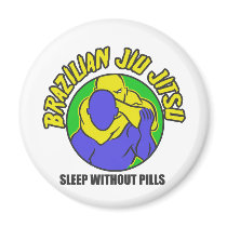 Brazilian Jiu Jitsu Fridge Magnet