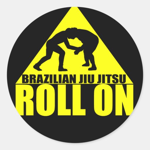 Brazilian Jiu JItsu "Roll On" Sticker