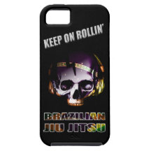 Brazilian Jiu Jitsu  Skull  Iphone 5 Case