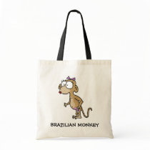 Brazilian Monkey Tote Bag