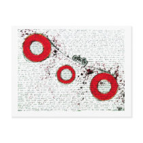 Brazilian poem postcards