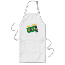 Brazilian Queen & Flag Aprons