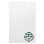 Brazilian Soccer Ball Personalized Stationery