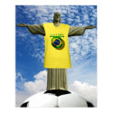 Brazilian Soccer Brazil Poster posters by SoccerJersey Brazilian Soccer Brazil Poster posters