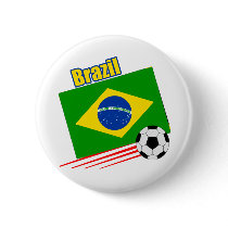 Brazilian Soccer Team Pin button