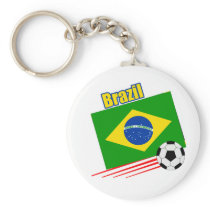 Brazilian Soccer Team Key Chain keychain