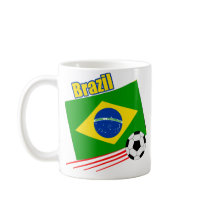 Brazilian Soccer Team Mugs mug