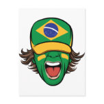 Brazilian Sports Fan Postcards