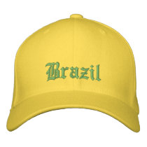 Brazillian Custom Hat embroidered hats by Rep_Ya_Hood Brazillian Custom Hat embroidered hats