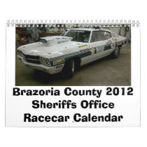 Brazoria County's Sheriffs Office Racecar Wall Calendars