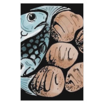 bread-and-fish stationery