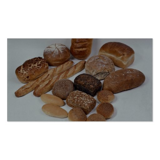 Bread assortment business cards (back side)