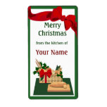 Bread Basket Christmas Gift Label