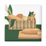 Bread Basket Magnet