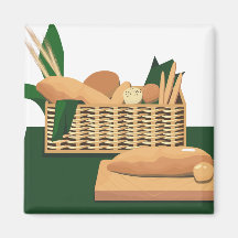 Bread Basket Magnet