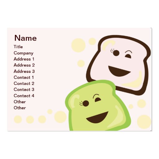 Bread - Chubby Business Card (front side)