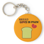 Bread Is Pain Keychain