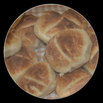 Bread roll plate plates