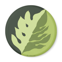 Breadfruit Leaf Refrigerator Magnet
