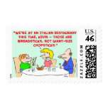 BREADSTICKS, CHOPSTICKS POSTAGE STAMPS