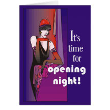 Break a Leg on Opening Night, Flapper Cards