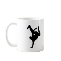 Break dance coffee mugs