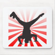 break dancing explosion mouse pads