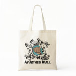 Break Israeli Apartheid Wall Tote Bags