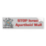 Break Israeli Apartheid Wall Bumper Stickers