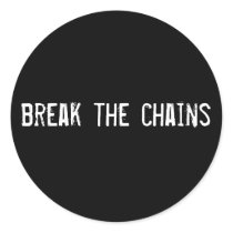break the chains stickers by funnycustomtshirts break the chains stickers