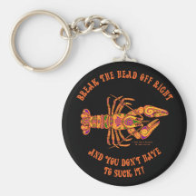 Break the Head Crawfish Keychain