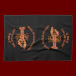 Break the Head Crawfish Kitchen Towel kitchen towels