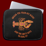 Break the Head Crawfish Laptop Bag laptop sleeves