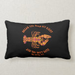 Break the Head Crawfish Lumbar Pillow pillows