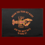 Break the Head Crawfish Placemat placemats