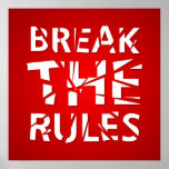 Break The Rules - poster posters