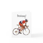 Breakaway Biker note card