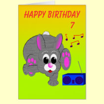 Breakdance Bunny's Birthday cards