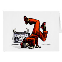 Breakdancer and Box Hip Hop Cards