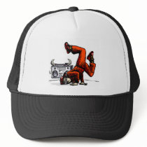 Breakdancer and Box Hip Hop Hats