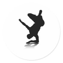 Breakdancer (on elbow) sticker