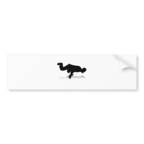 Breakdancer (on one hand) bumper sticker