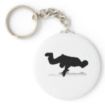 Breakdancer (on one hand) key chain