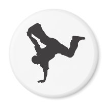 Breakdancer Refrigerator Magnet