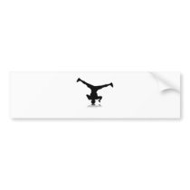 Breakdancer (spin) bumper sticker